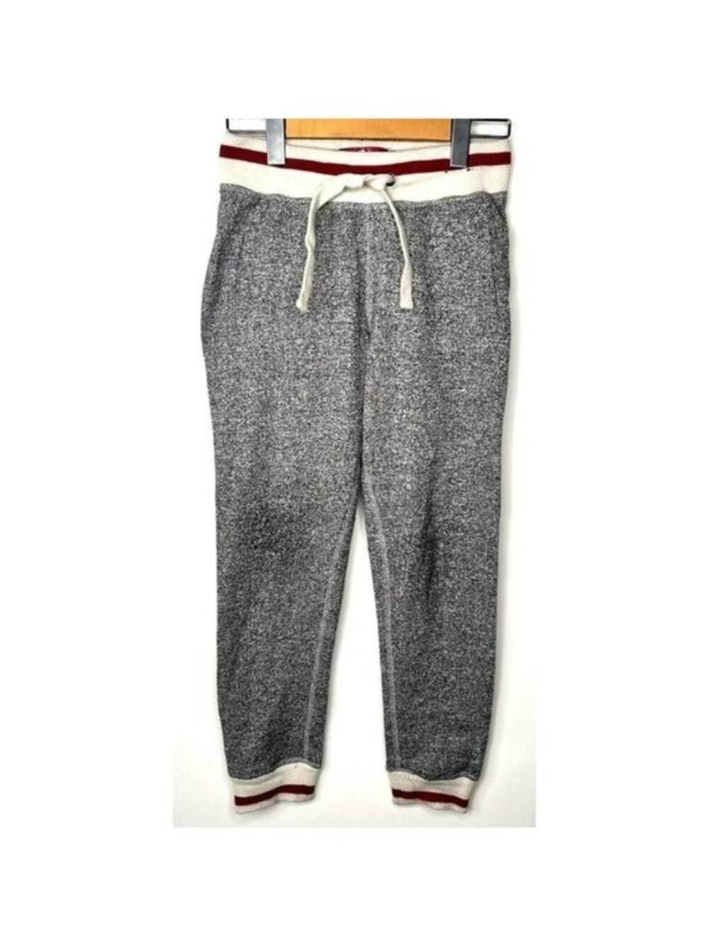 Cabin Fever Jogger Pants Boys 10/12 Gray Drawstring Pocket Active Sweatpants